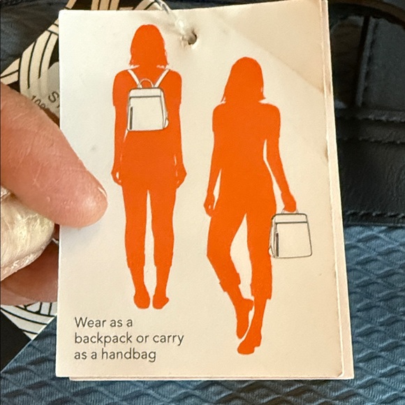 The Sak Olvera blue backpack purse NWT - Picture 7 of 11